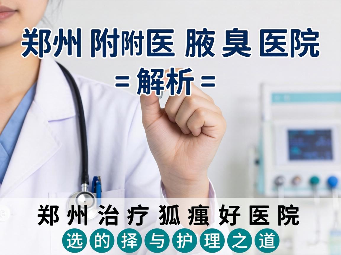 郑州附医腋臭医院解析，郑州治疗狐臭好医院的选择与护理之道
