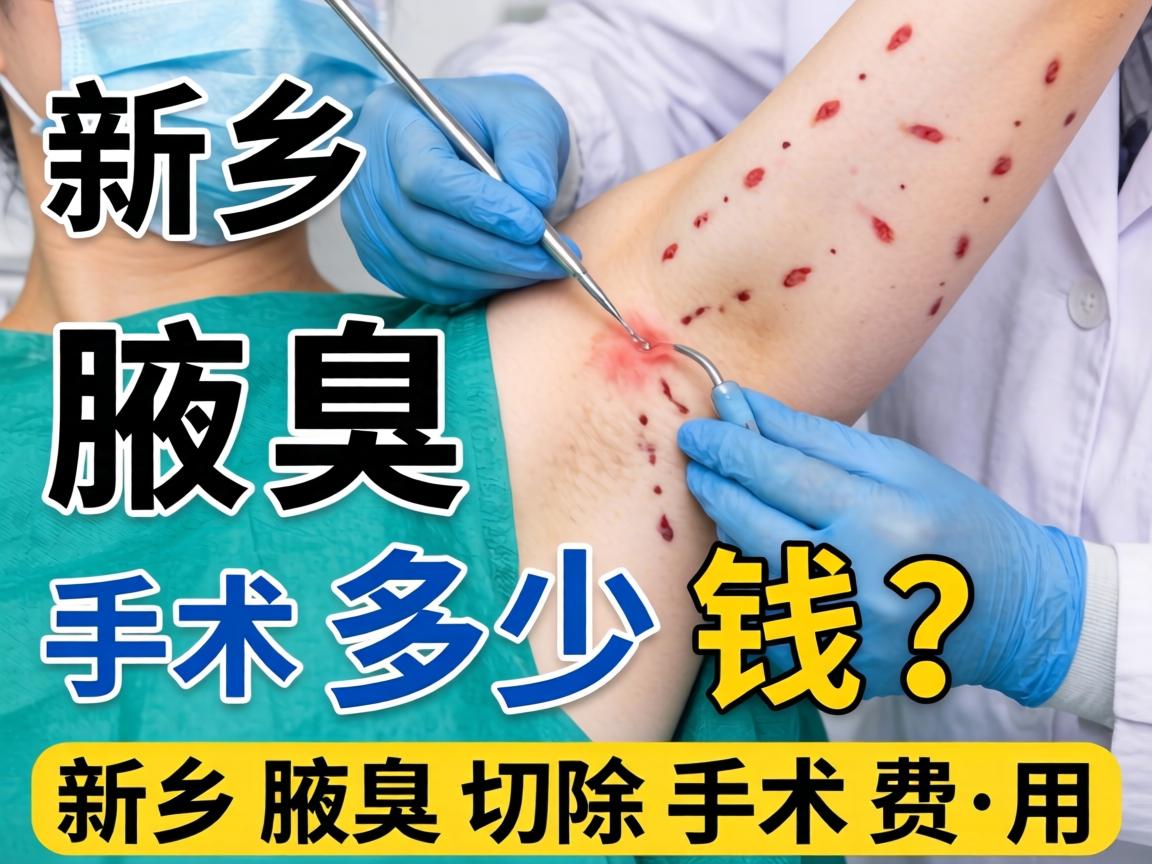 新乡腋臭手术多少钱？详解新乡腋臭切除手术费用
