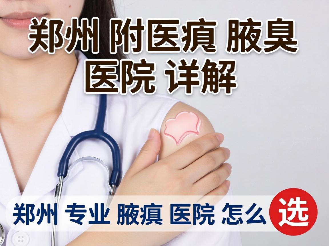 郑州附医腋臭医院详解，郑州专业腋臭医院怎么选