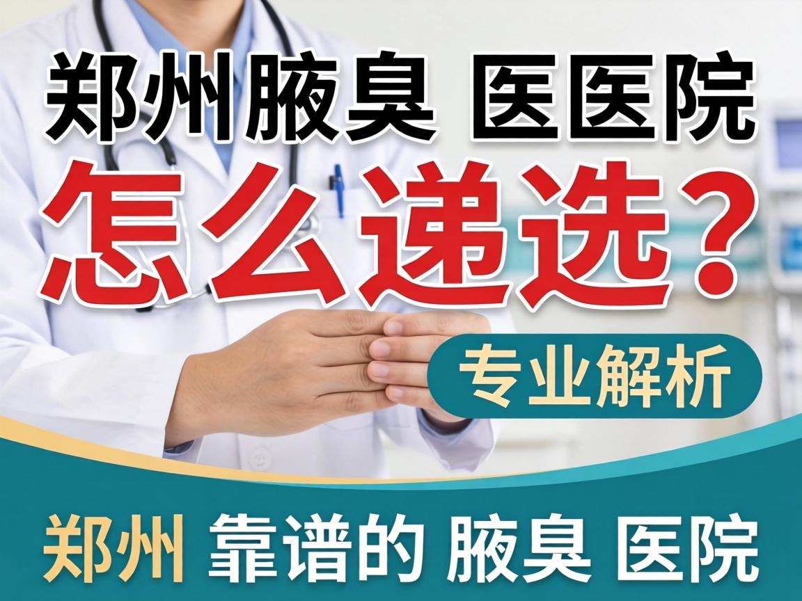 郑州腋臭医院怎么选？专业解析郑州靠谱的腋臭医院