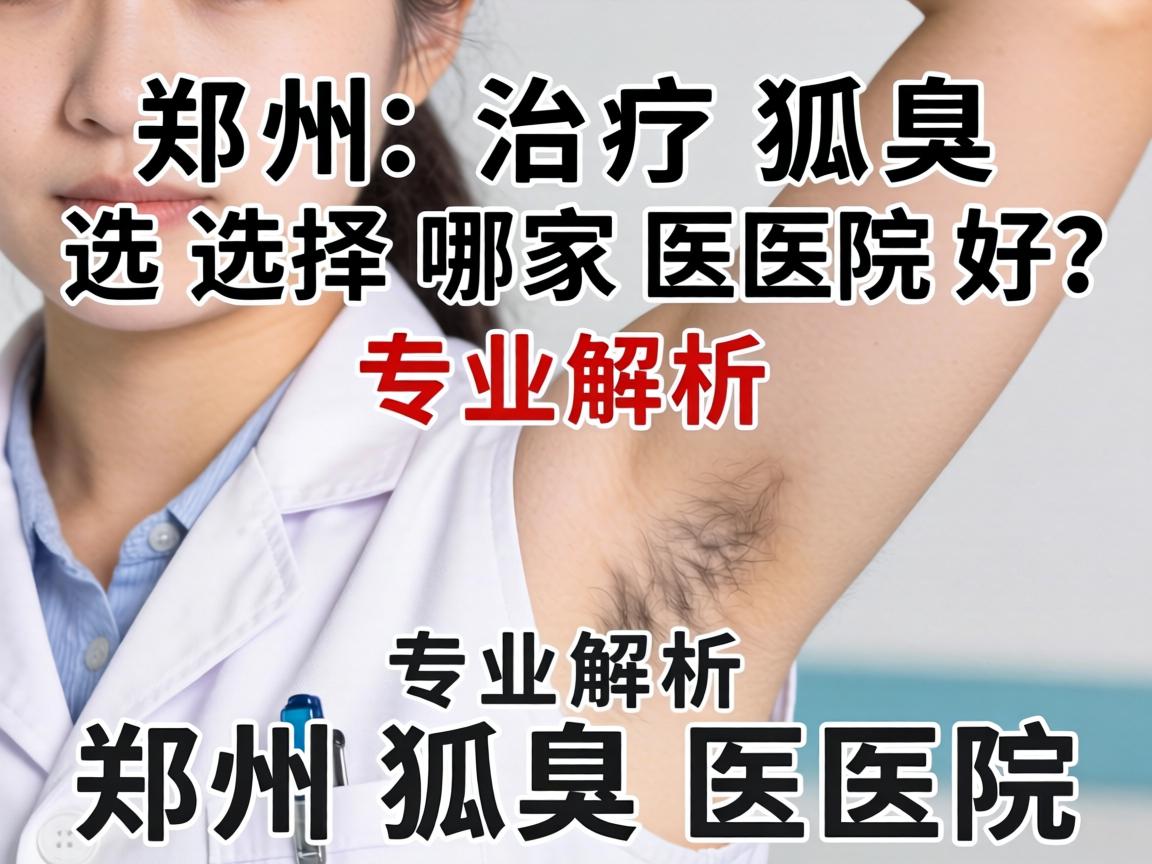 郑州治疗狐臭选择哪家医院好？专业解析郑州狐臭医院
