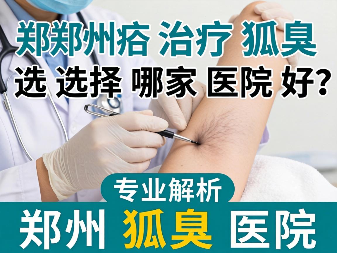郑州治疗狐臭选择哪家医院好？专业解析郑州狐臭医院