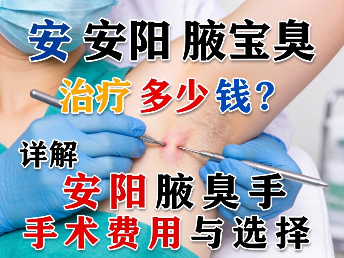 安阳腋臭治疗多少钱？详解安阳腋臭手术费用与选择
