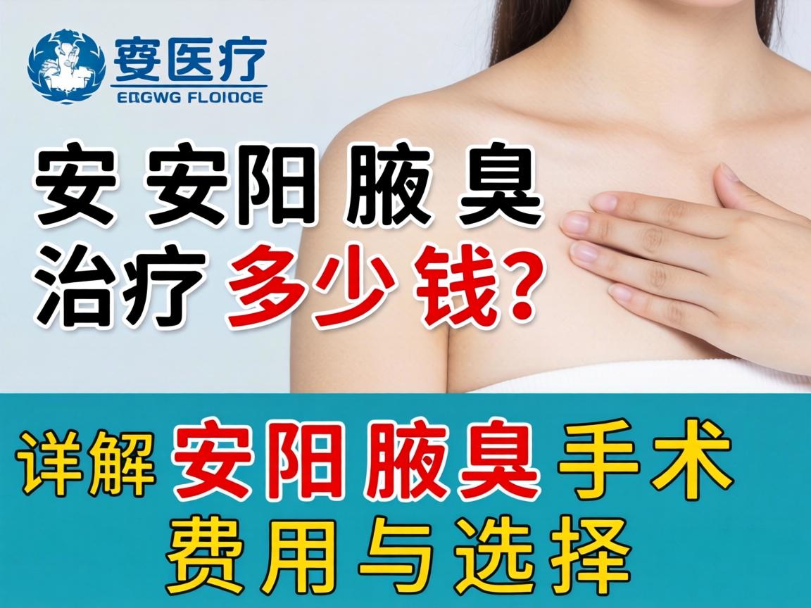 安阳腋臭治疗多少钱？详解安阳腋臭手术费用与选择