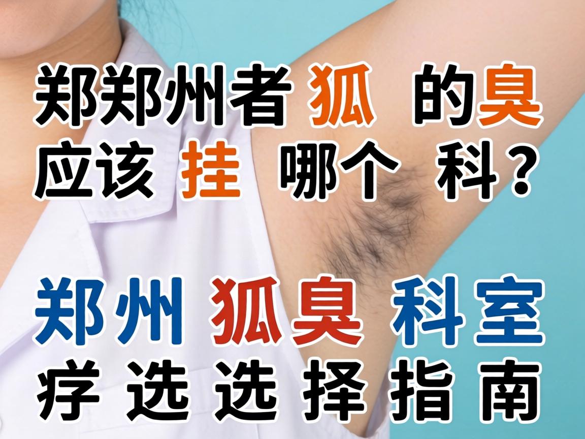郑州狐臭应该挂哪个科？郑州狐臭科室选择指南