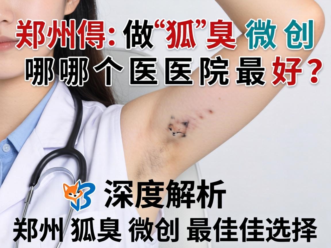 郑州做狐臭微创哪个医院最好？深度解析郑州狐臭微创最佳选择