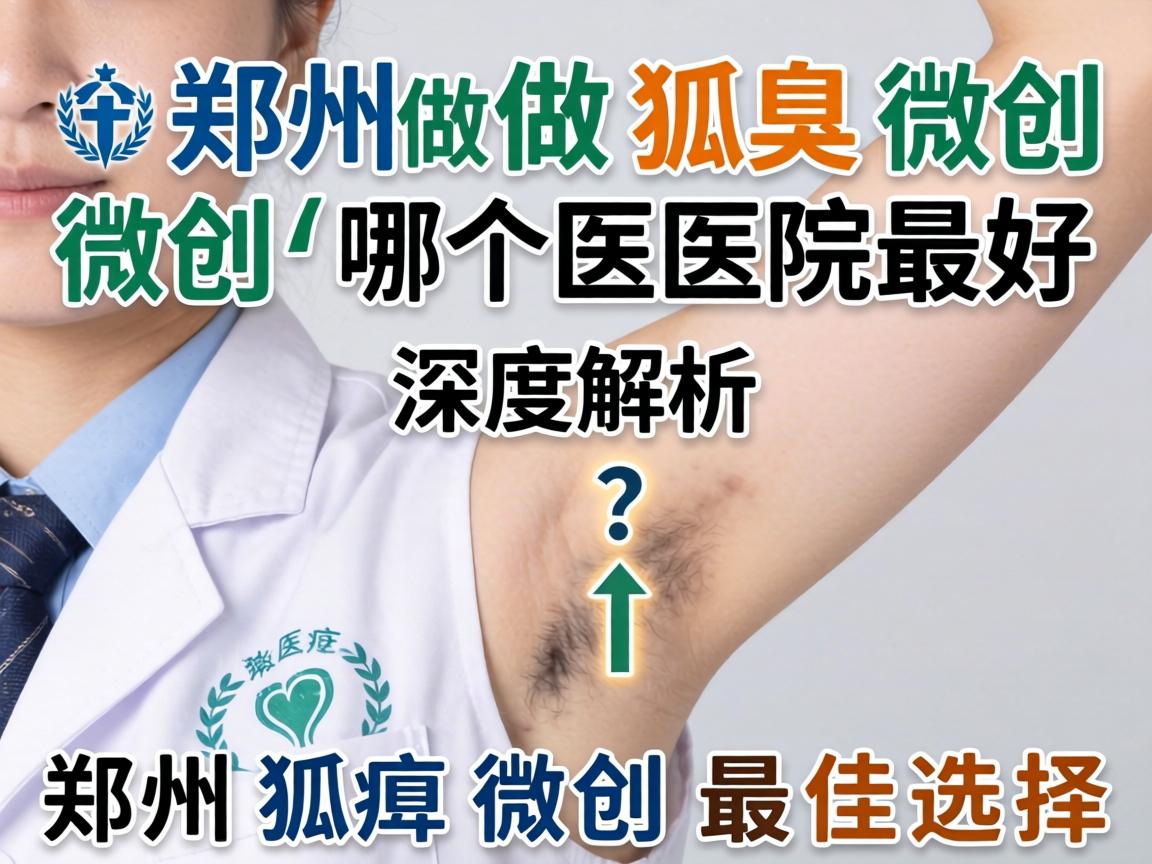 郑州做狐臭微创哪个医院最好？深度解析郑州狐臭微创最佳选择