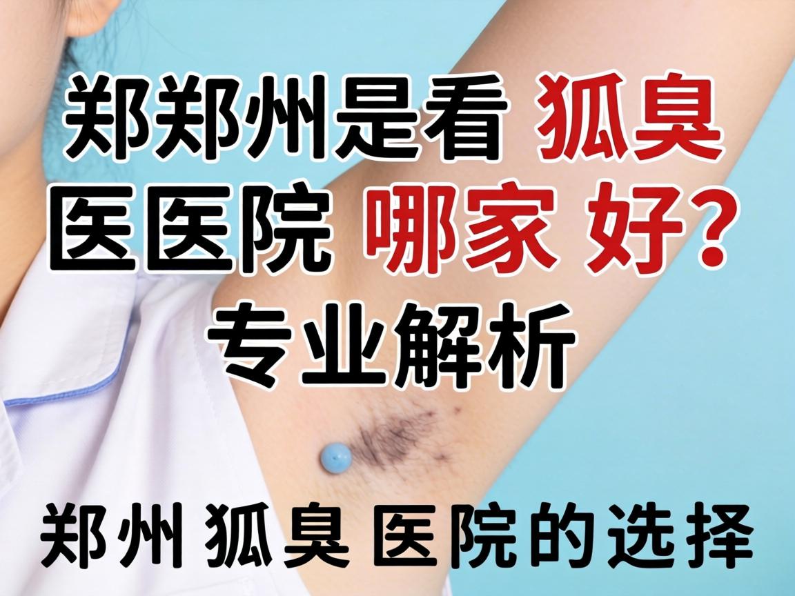 郑州看狐臭医院哪家好？专业解析郑州狐臭医院的选择