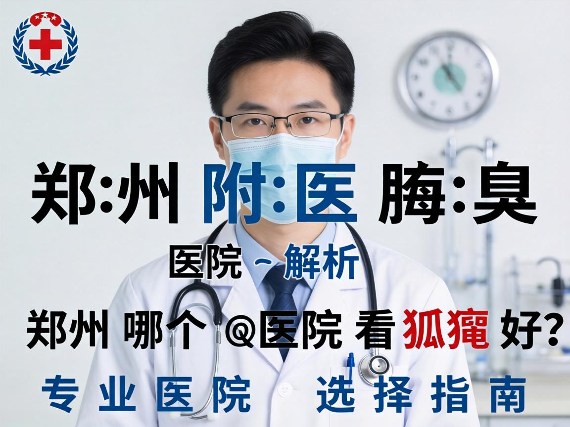 郑州附医腋臭医院解析，郑州哪个医院看狐臭好，专业医院选择指南