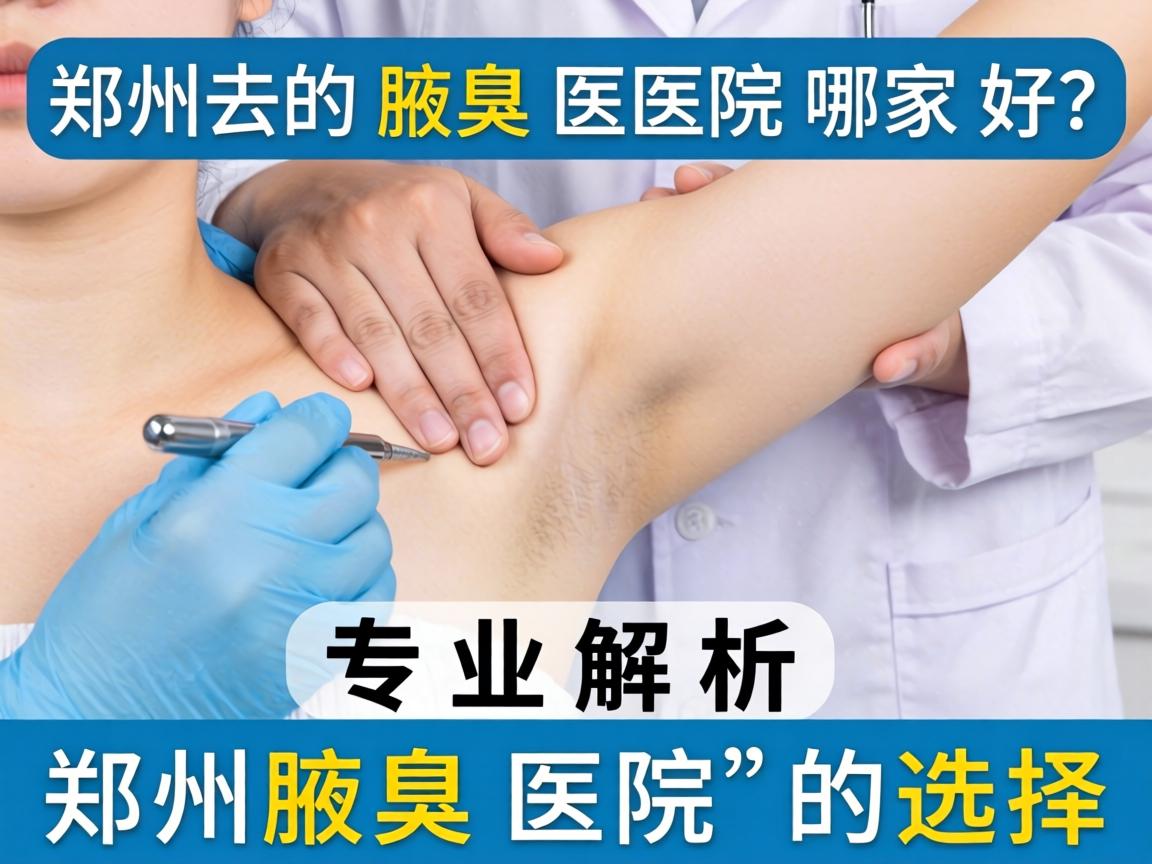 郑州去腋臭医院哪家好？专业解析郑州腋臭医院的选择