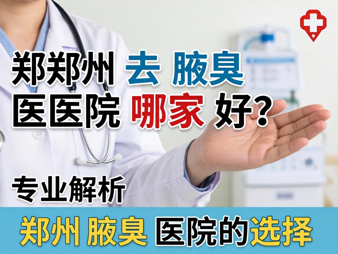 郑州去腋臭医院哪家好？专业解析郑州腋臭医院的选择