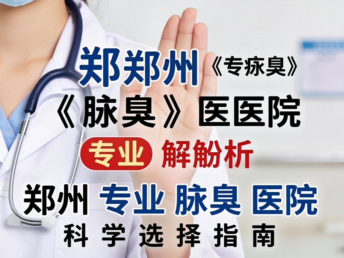 郑州腋臭医院专业解析，郑州专业腋臭医院的科学选择指南