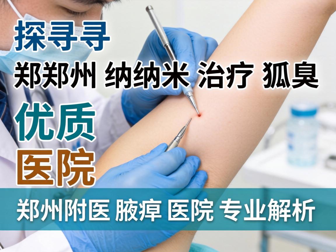 探寻郑州纳米治疗狐臭优质医院，郑州附医腋臭医院专业解析