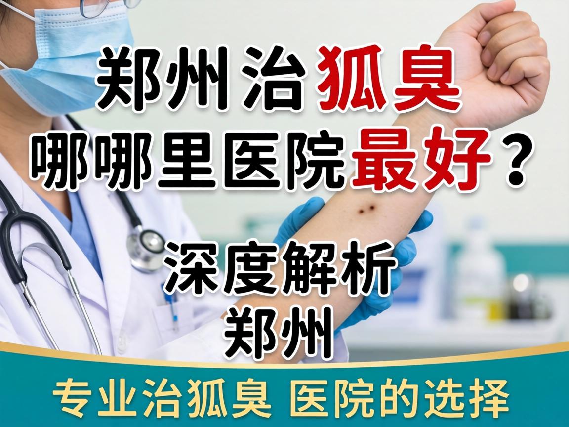郑州治狐臭哪里医院最好？深度解析郑州专业治狐臭医院的选择