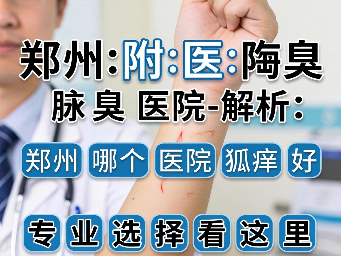 郑州附医腋臭医院解析，郑州哪个医院狐臭好，专业选择看这里