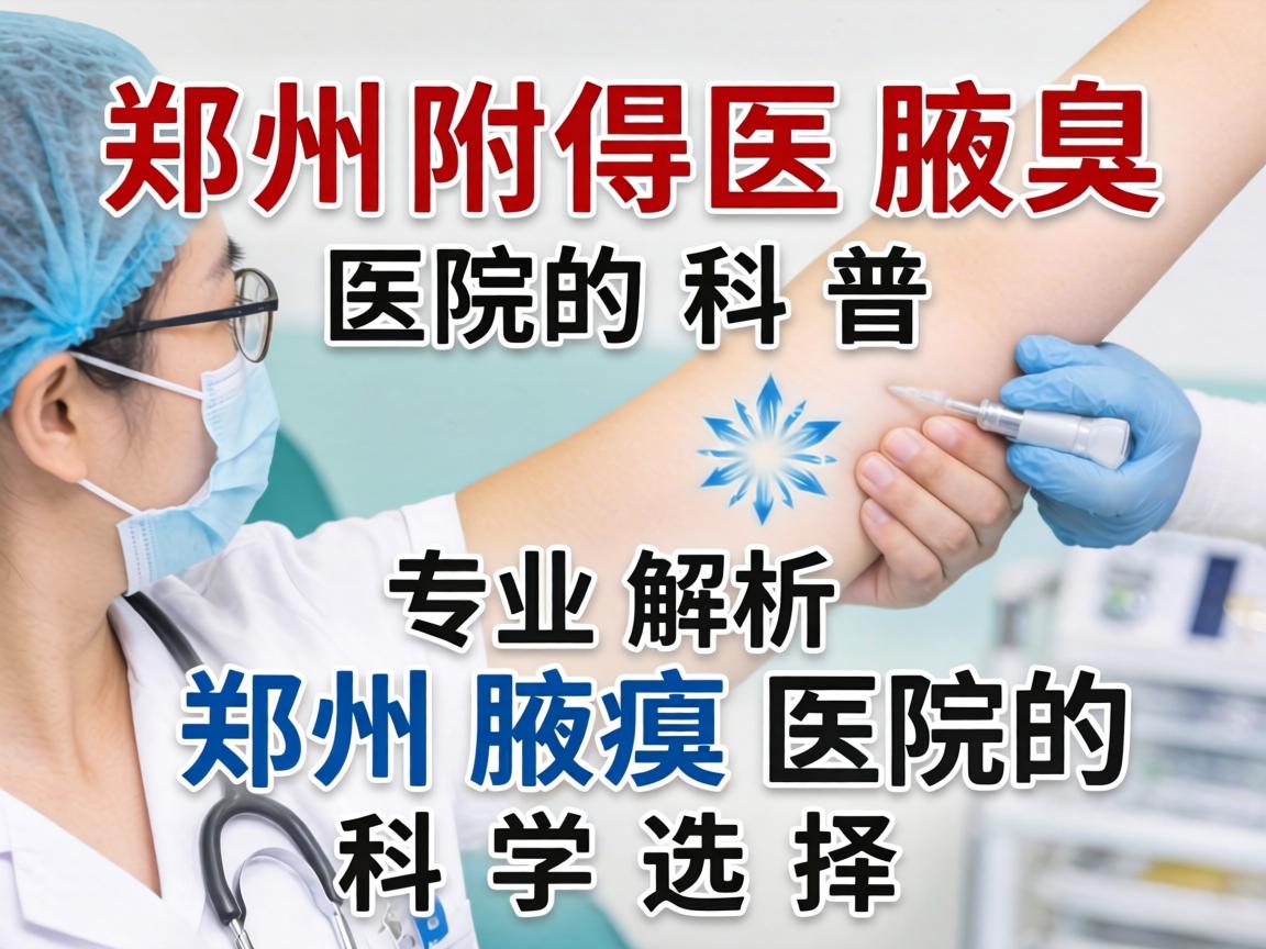 郑州附医腋臭医院科普，专业解析郑州腋臭医院的科学选择