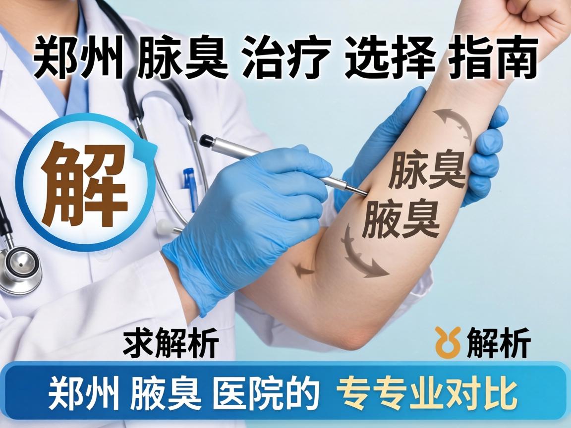 郑州腋臭治疗选择指南，解析郑州腋臭医院的专业对比