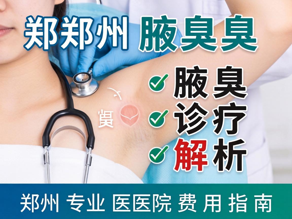 郑州腋臭诊疗解析，郑州专业医院费用指南
