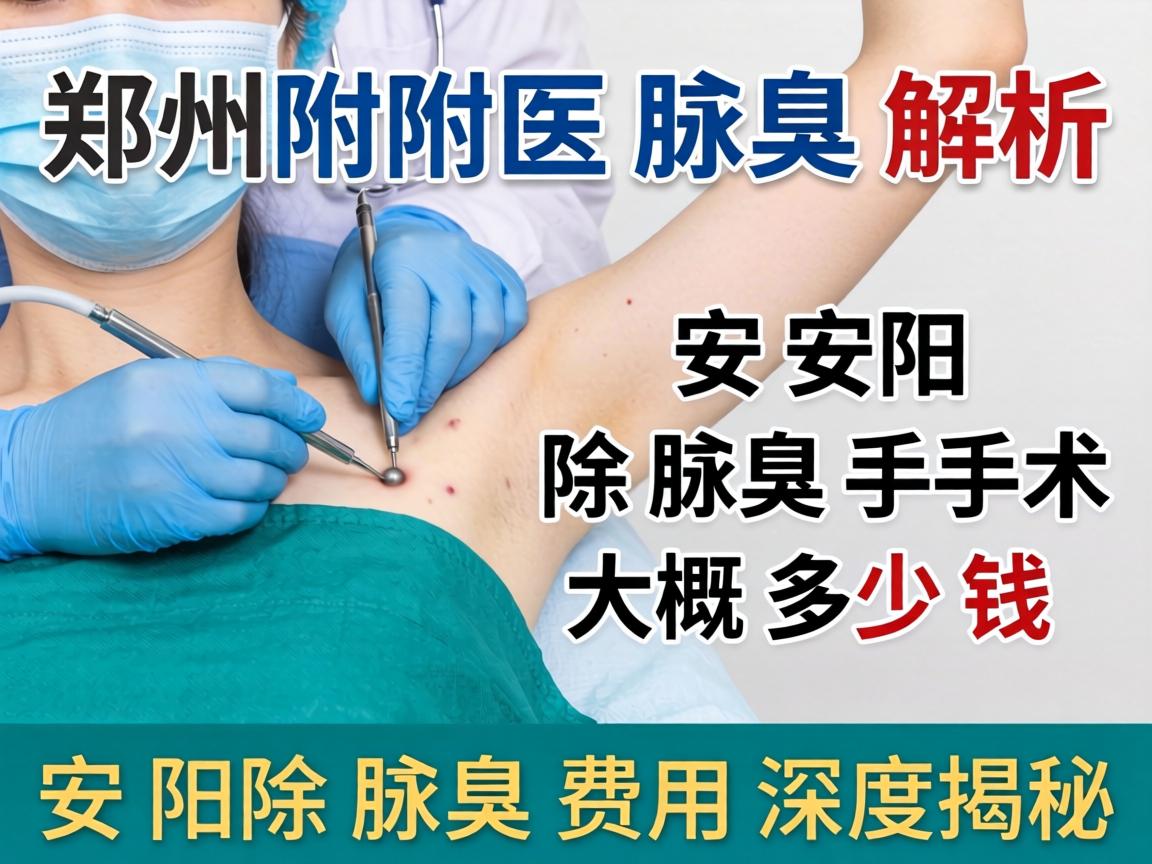 郑州附医腋臭解析，安阳除腋臭手术大概多少钱，安阳除腋臭费用深度揭秘