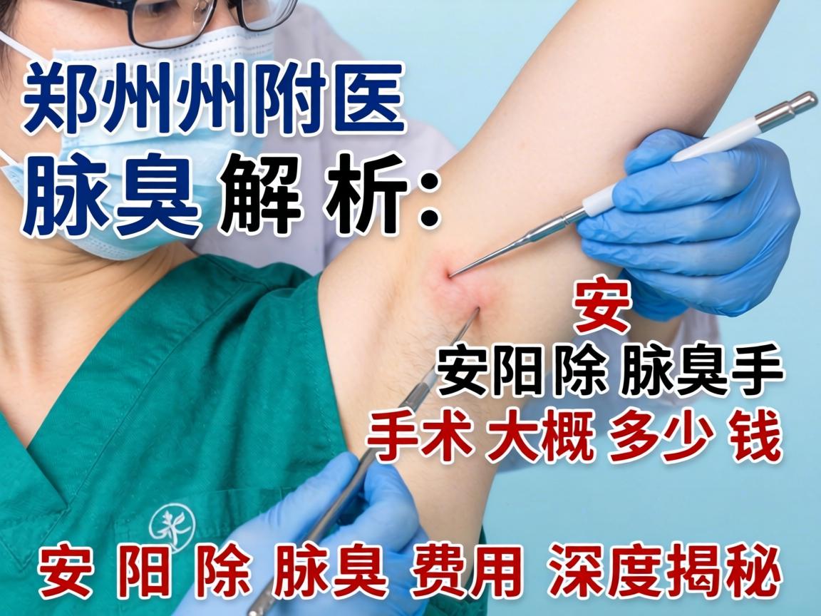 郑州附医腋臭解析，安阳除腋臭手术大概多少钱，安阳除腋臭费用深度揭秘
