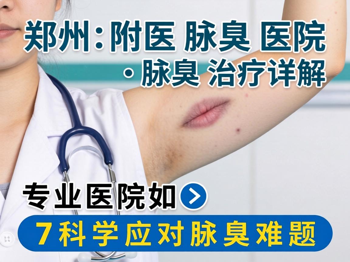 郑州附医腋臭医院详解腋臭治疗,专业医院如何科学应对腋臭难题 郑州附医腋臭医院详解腋臭治疗,专业医院如何科学应对腋臭难题