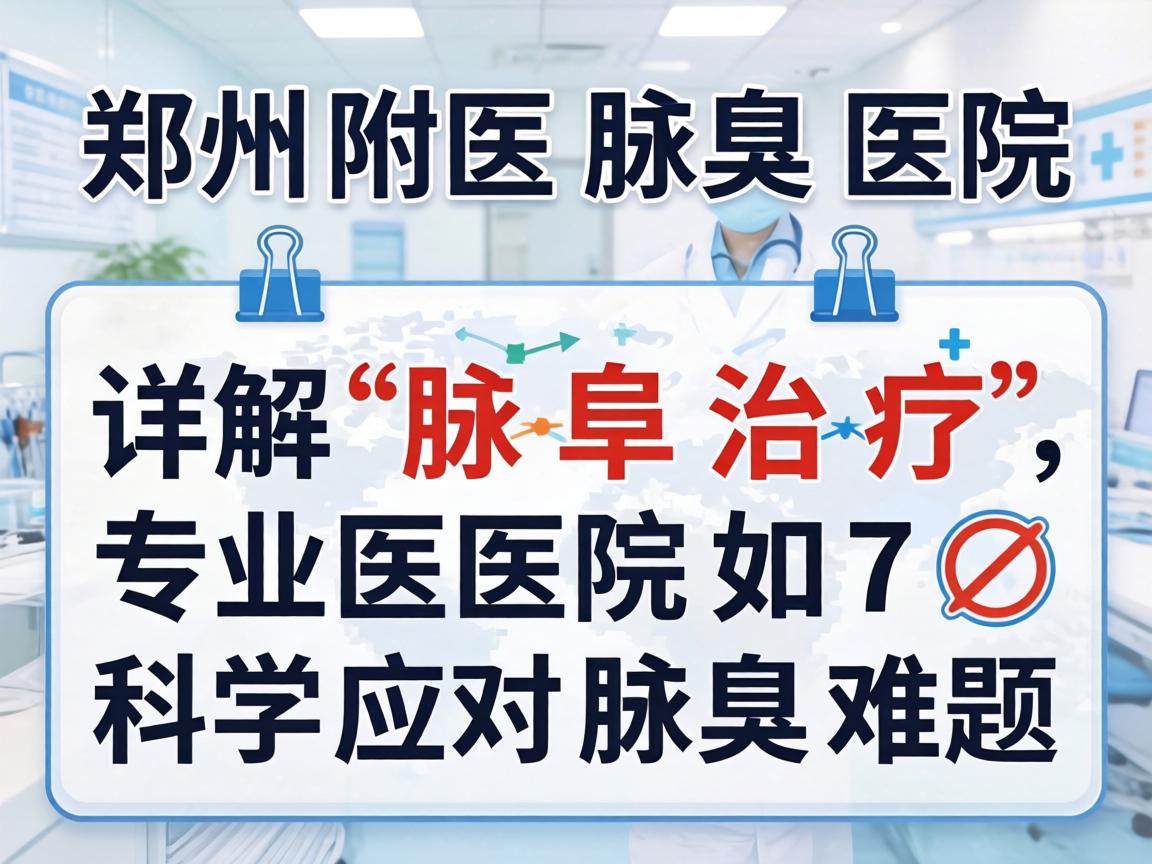 郑州附医腋臭医院详解腋臭治疗,专业医院如何科学应对腋臭难题 郑州附医腋臭医院详解腋臭治疗,专业医院如何科学应对腋臭难题