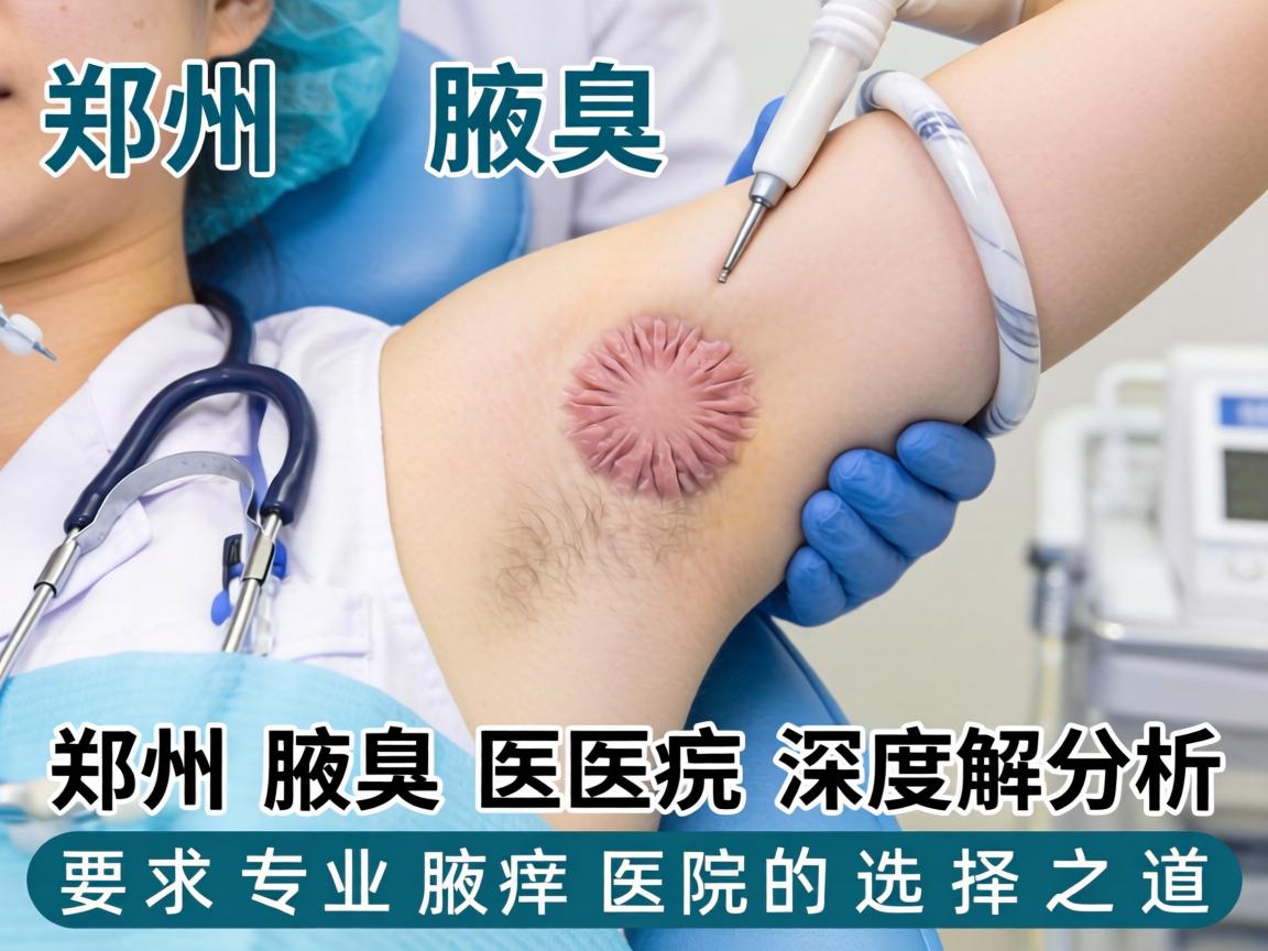 郑州腋臭医院深度解析，郑州专业腋臭医院的选择之道