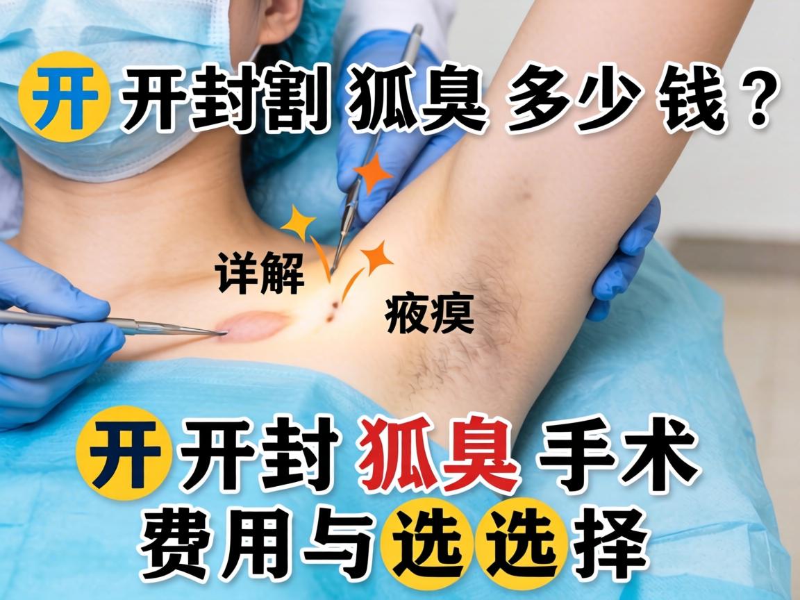 开封割狐臭多少钱？详解开封狐臭手术费用与选择