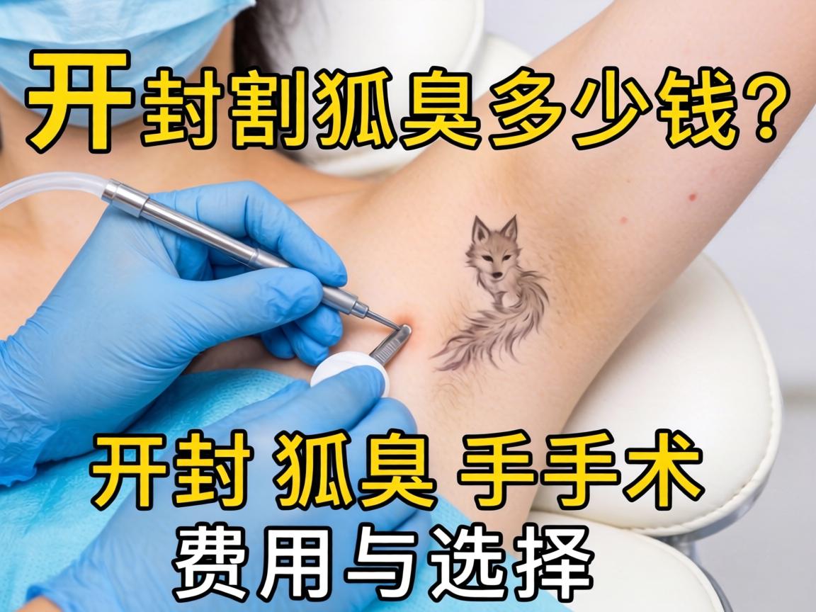 开封割狐臭多少钱？详解开封狐臭手术费用与选择
