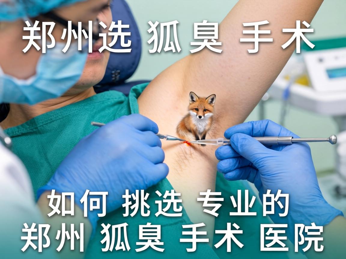 郑州狐臭手术医院选择指南，如何挑选专业的郑州狐臭手术医院