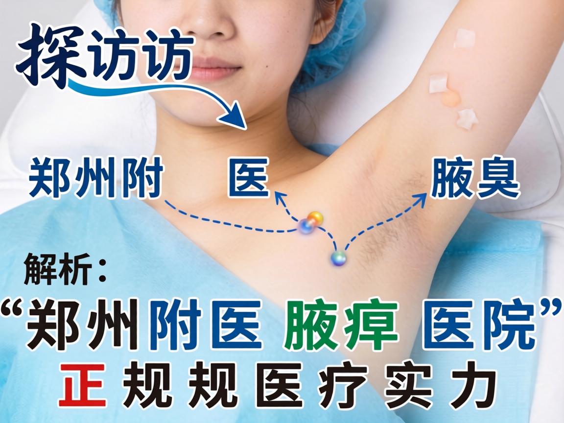 探访郑州附医腋臭医院，解析郑州附医腋臭医院的正规医疗实力