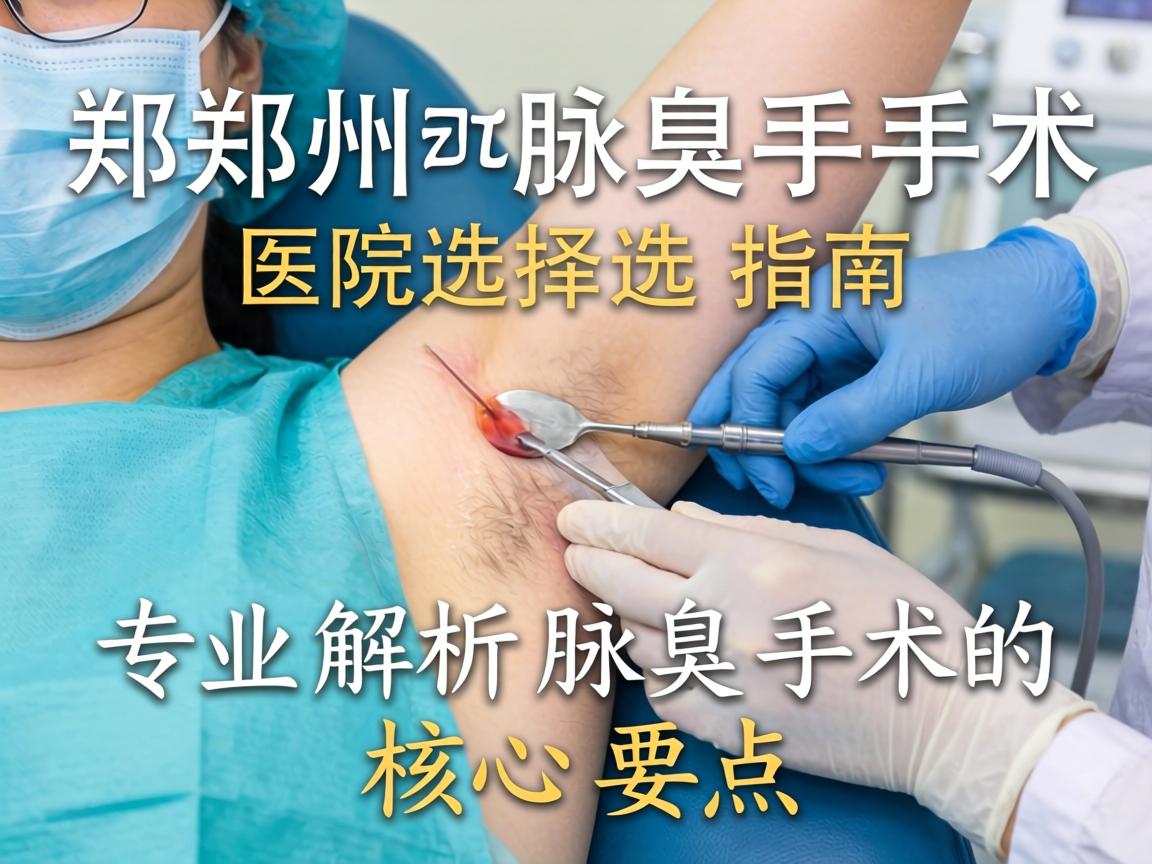 郑州腋臭手术医院选择指南,专业解析腋臭手术的核心要点 郑州腋臭手术医院选择指南,专业解析腋臭手术的核心要点