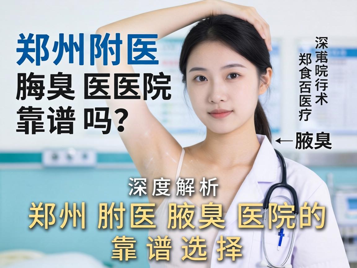 郑州附医腋臭医院靠谱吗？深度解析郑州附医腋臭医院的靠谱选择