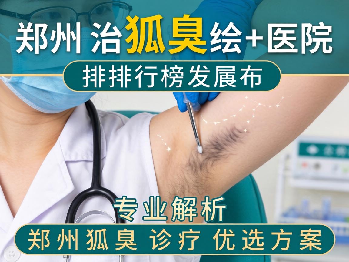 郑州治狐臭医院排行榜发布，专业解析郑州狐臭诊疗优选方案