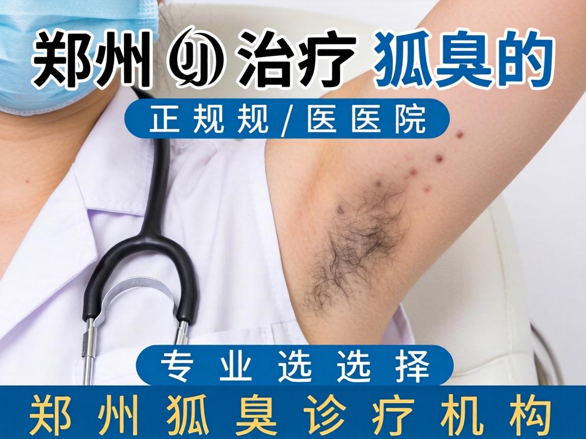郑州治疗狐臭的正规医院，专业选择郑州狐臭诊疗机构
