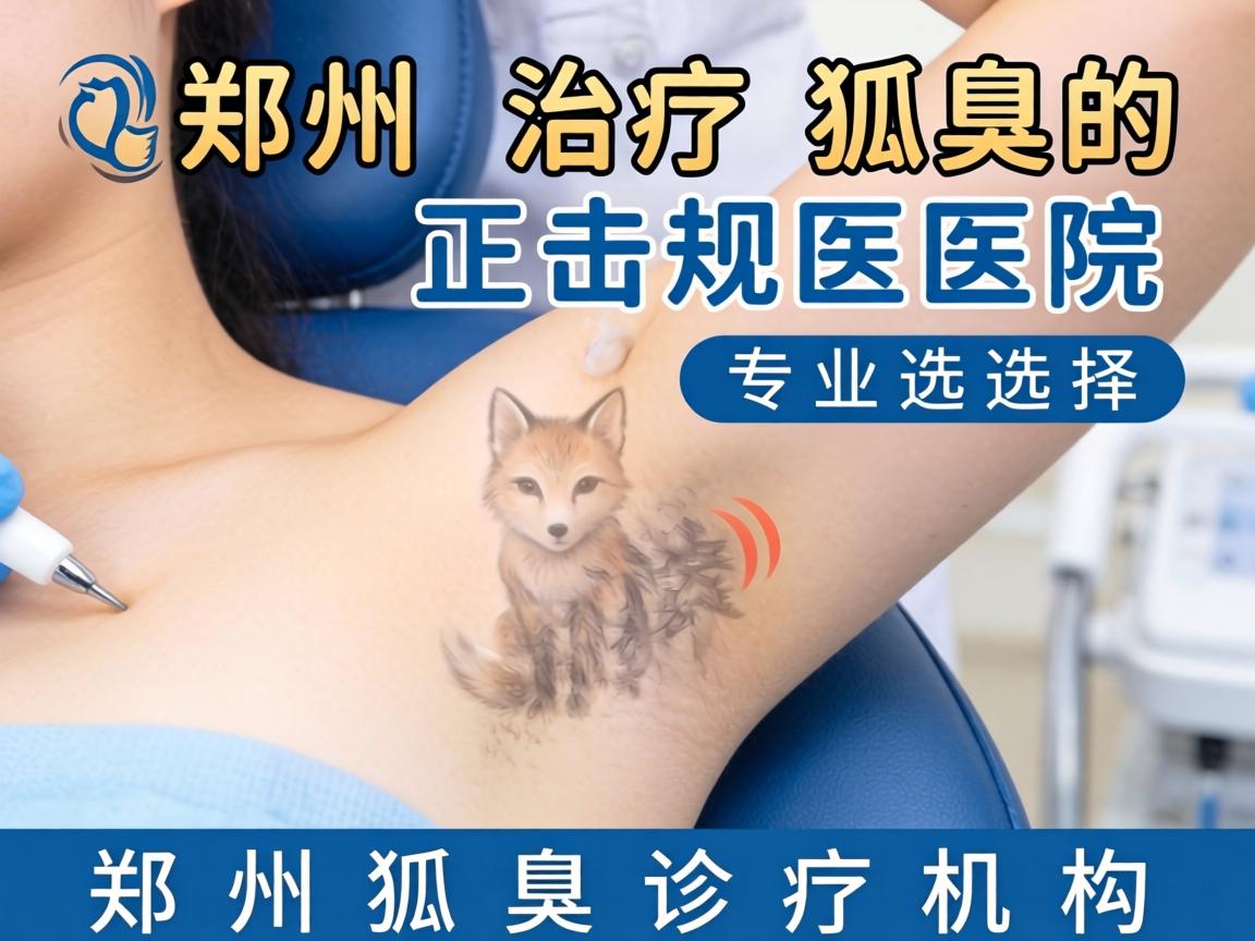 郑州治疗狐臭的正规医院，专业选择郑州狐臭诊疗机构