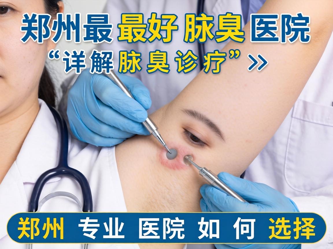 郑州最好腋臭医院详解腋臭诊疗，郑州专业医院如何选择