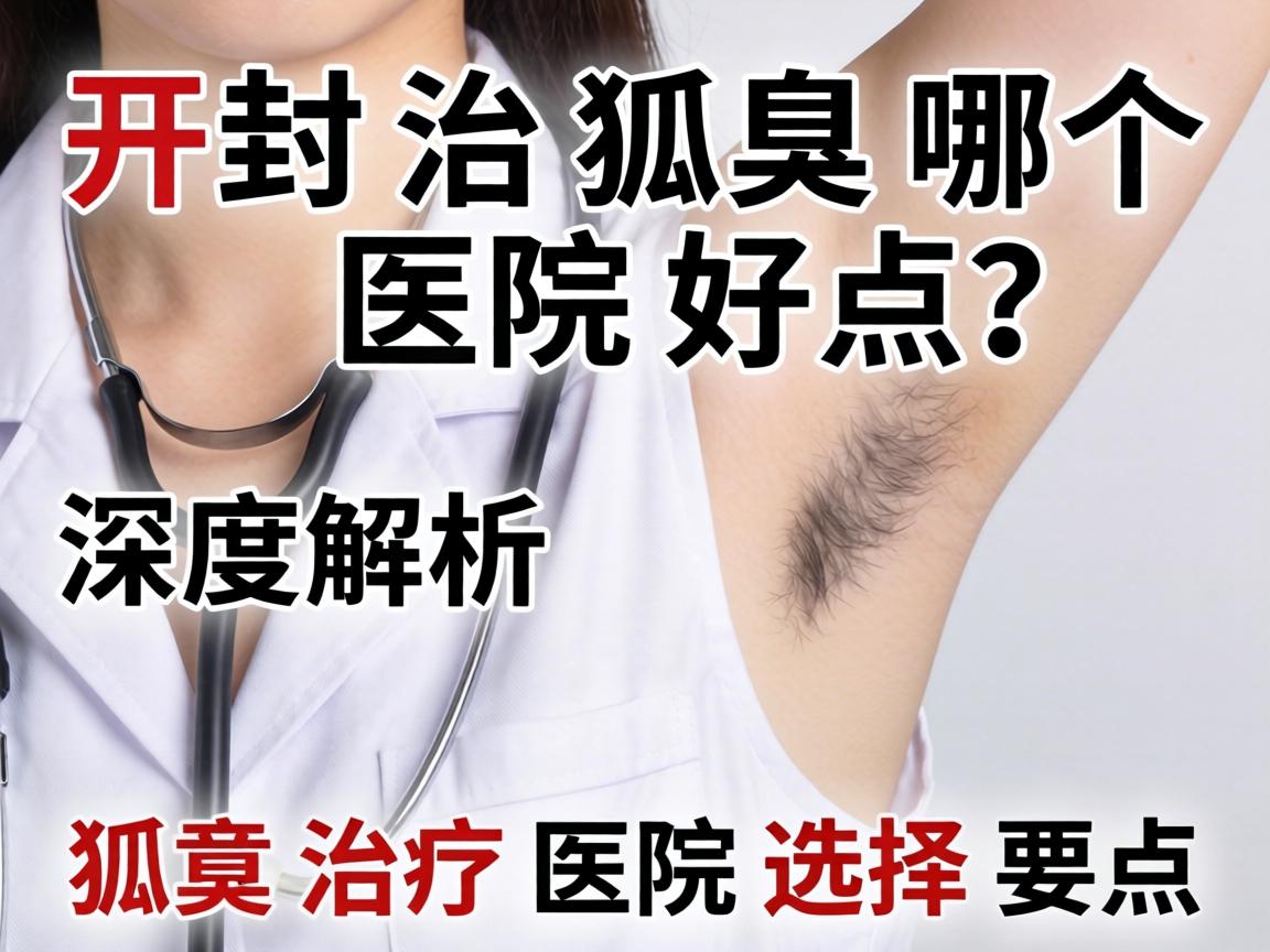 开封治狐臭哪个医院好点？深度解析狐臭治疗医院选择要点