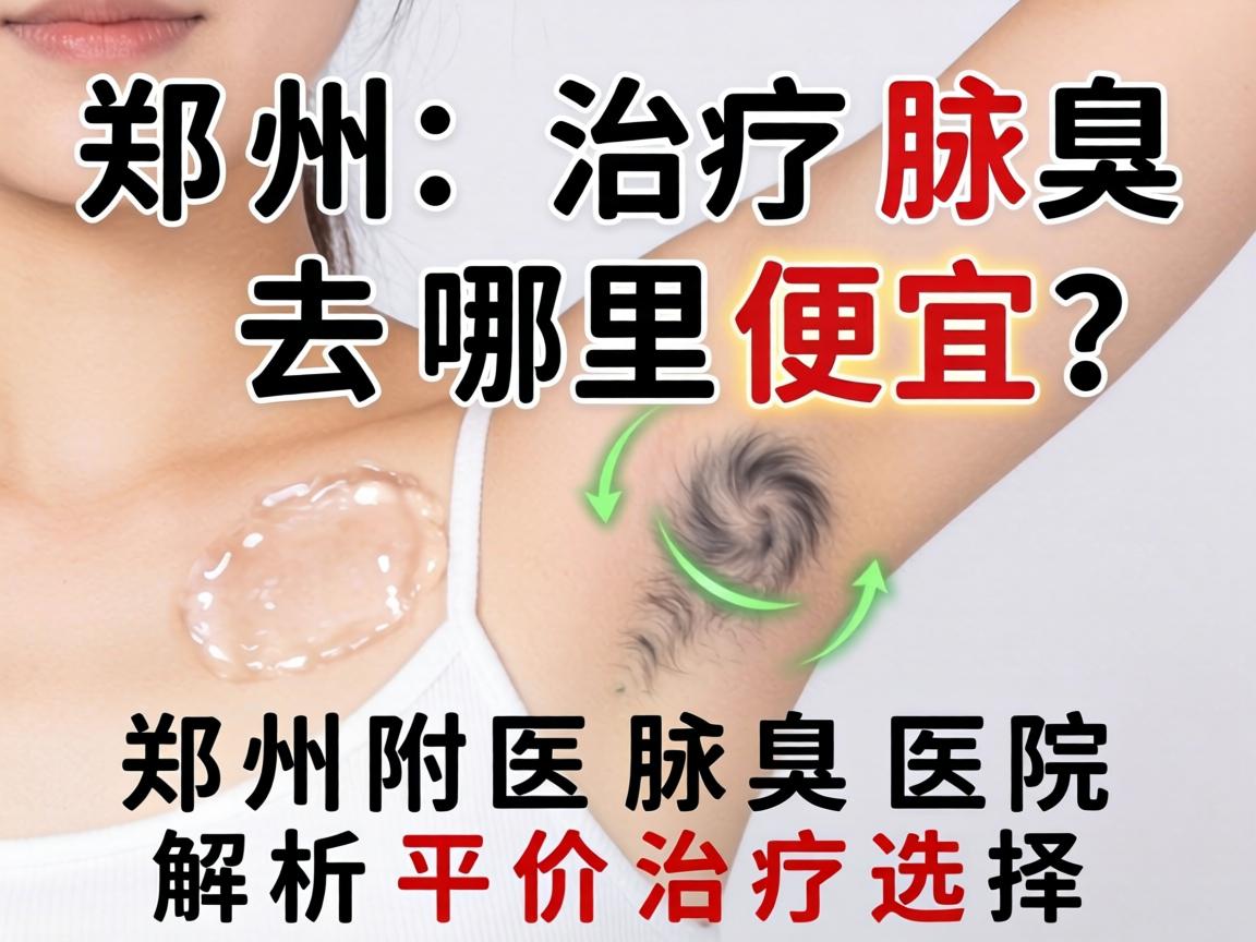 郑州治疗腋臭去哪里便宜？郑州附医腋臭医院解析平价治疗选择