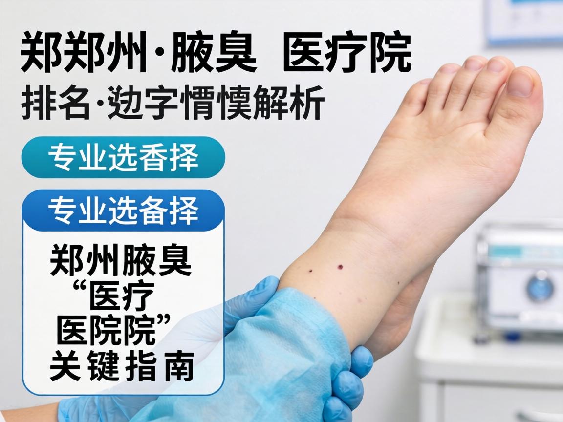 郑州腋臭医院排名解析，专业选择郑州腋臭医院的关键指南
