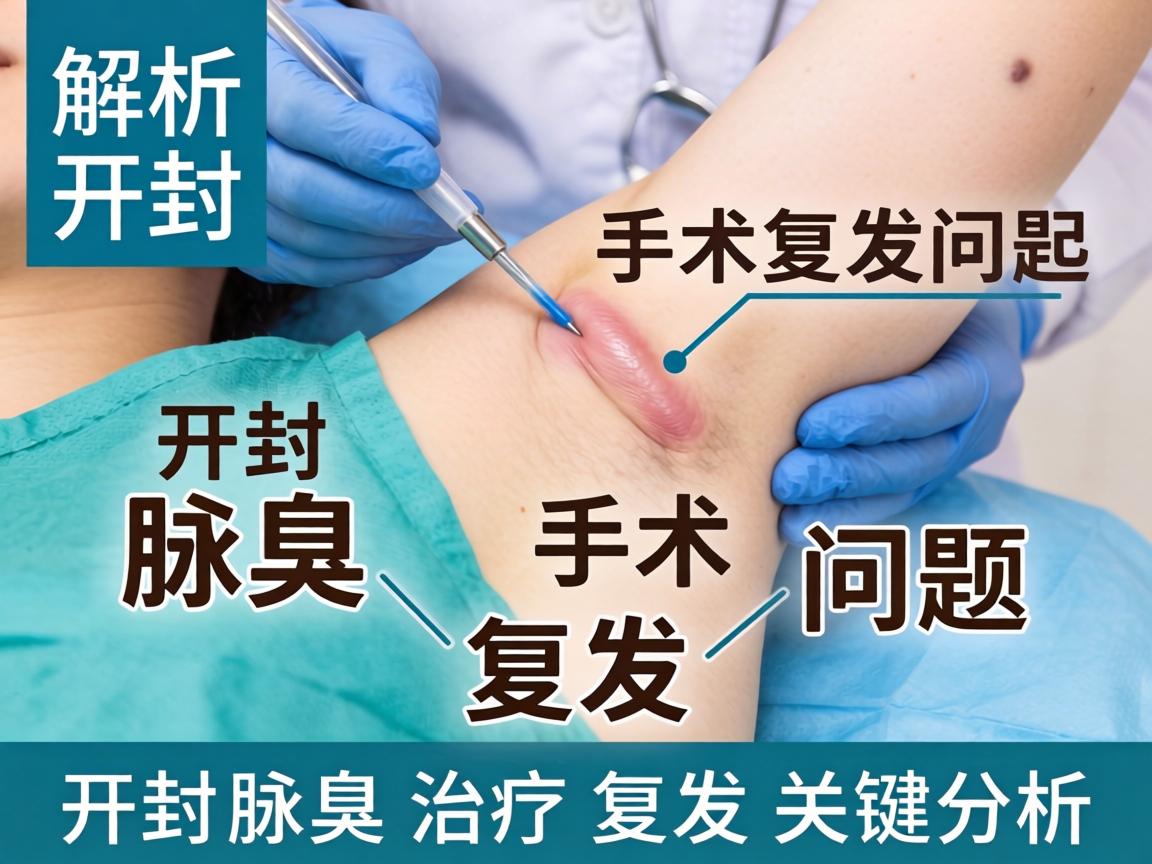 解析开封腋臭手术复发问题 开封腋臭治疗复发关键分析