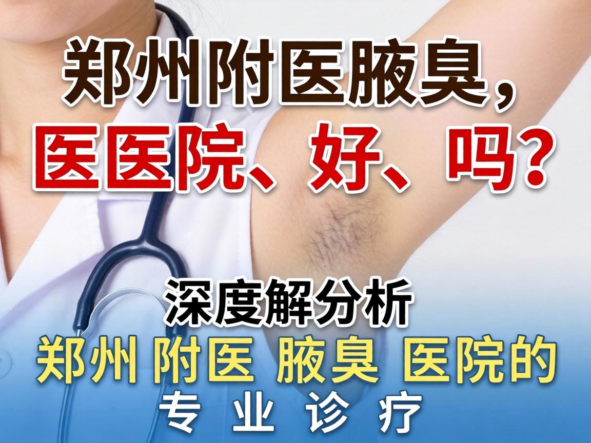 郑州附医腋臭医院好吗?深度解析郑州附医腋臭医院的专业诊疗 郑州附医腋臭医院好吗?深度解析郑州附医腋臭医院的专业诊疗