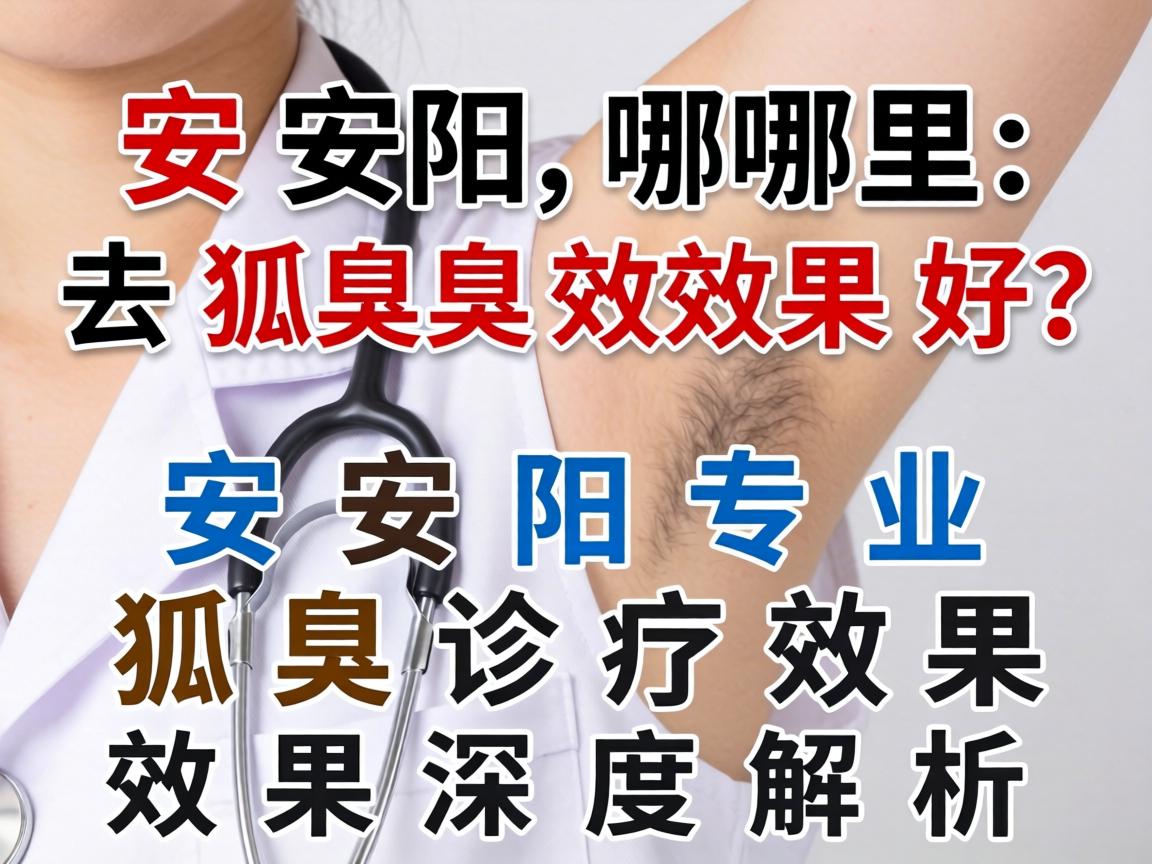 安阳哪里去狐臭效果好？安阳专业狐臭诊疗效果深度解析