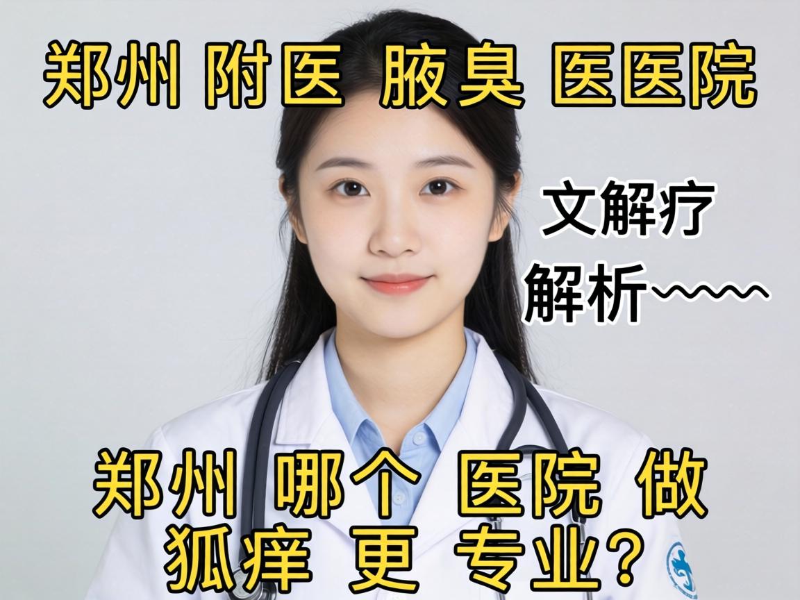 郑州附医腋臭医院解析，郑州哪个医院做狐臭更专业？