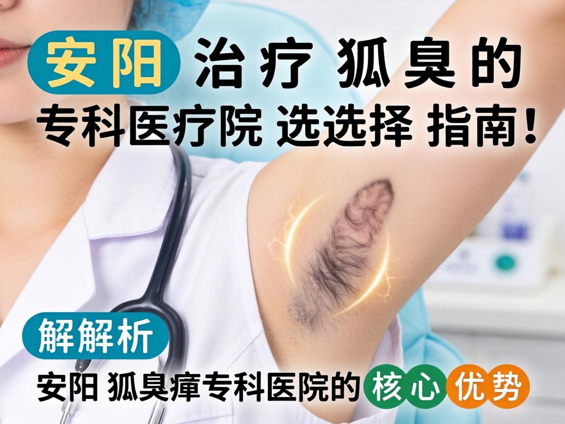 安阳治疗狐臭的专科医院选择指南，解析安阳狐臭专科医院的核心优势