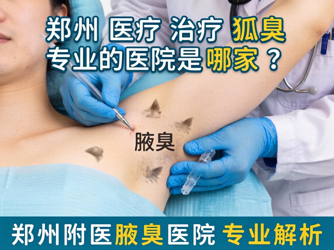 郑州治疗狐臭专业的医院是哪家？郑州附医腋臭医院专业解析