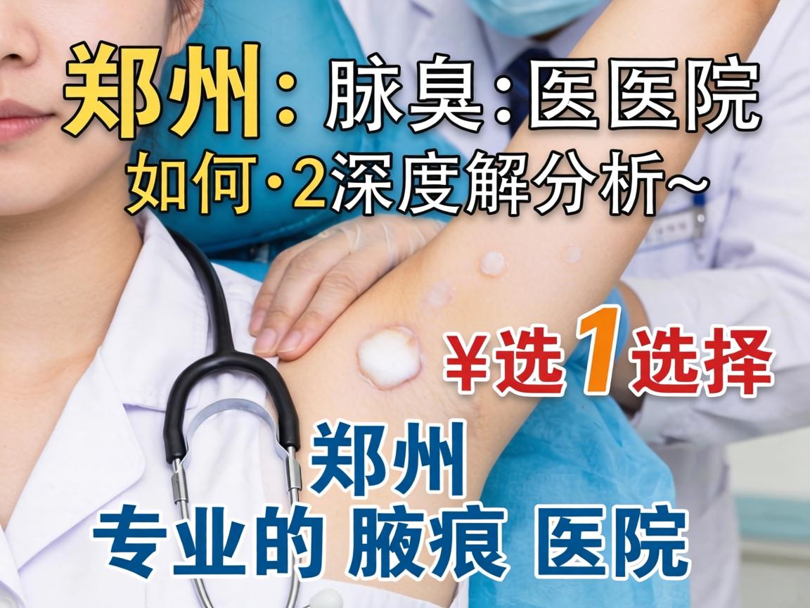 郑州腋臭医院深度解析，如何选择郑州专业的腋臭医院