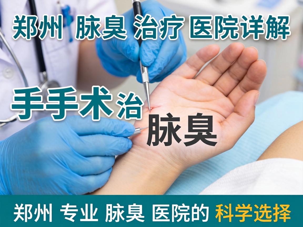 郑州腋臭手术治疗医院详解，郑州专业腋臭医院的科学选择