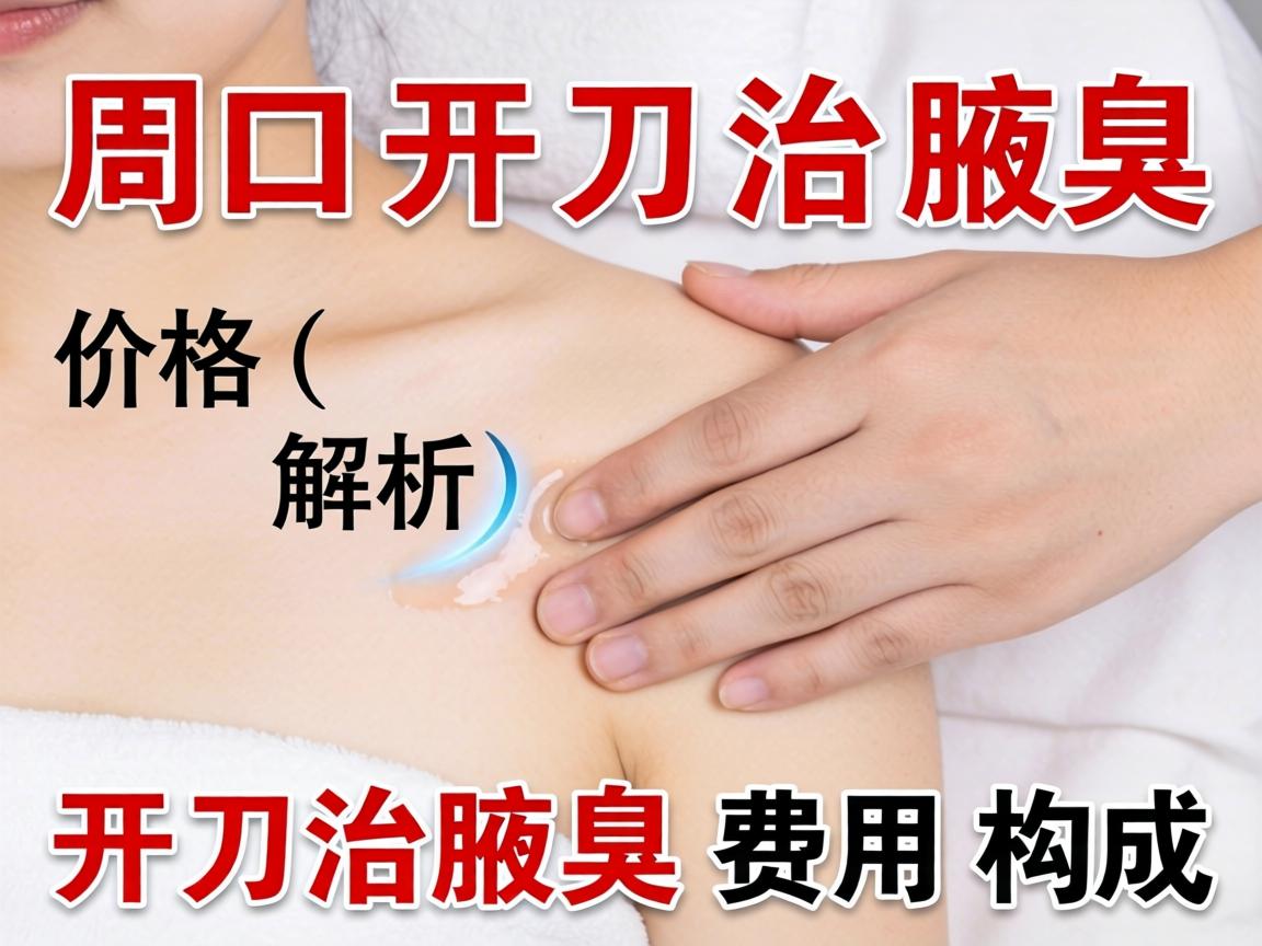 周口开刀治腋臭价格解析，详解开刀治腋臭费用构成