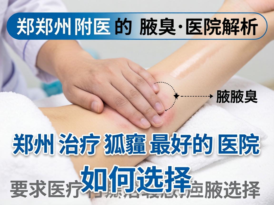 郑州附医腋臭医院解析，郑州治疗狐臭最好的医院如何选择